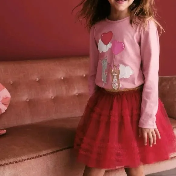 NWT - Mini Boden tulle ruffle skirt - Picture 1 of 7